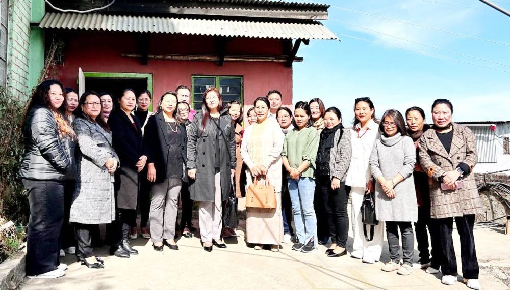 Samagra Shiksha Mission staffs with Government Middle School for CWSN, Lerie during orientation programme for CWSN on December 5. (Morung Photo)